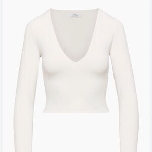 babton contour v neck long sleeve